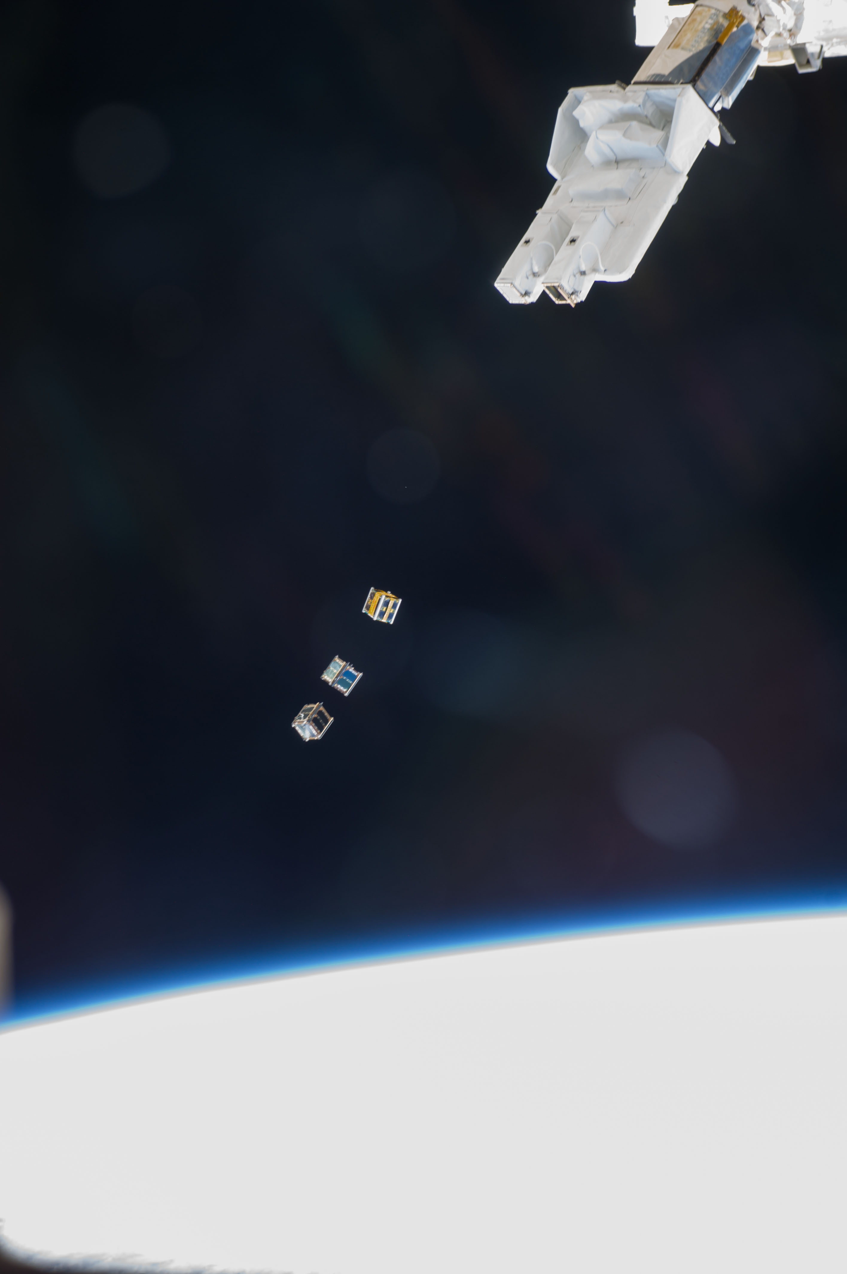 Three CubeSats Released