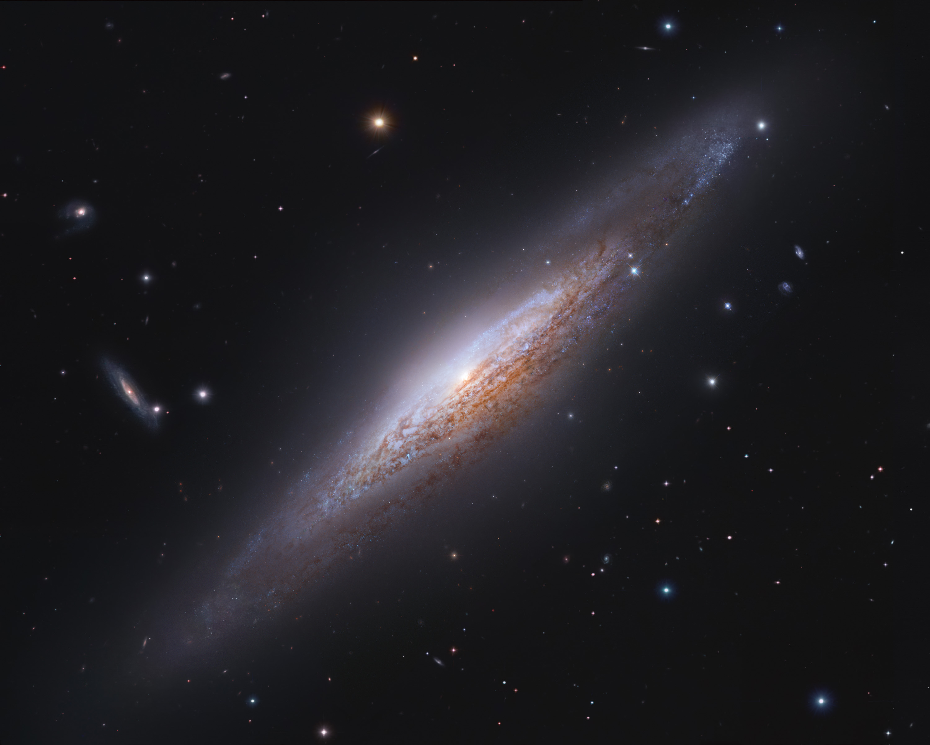 NGC 2683: Edge-On Spiral Galaxy