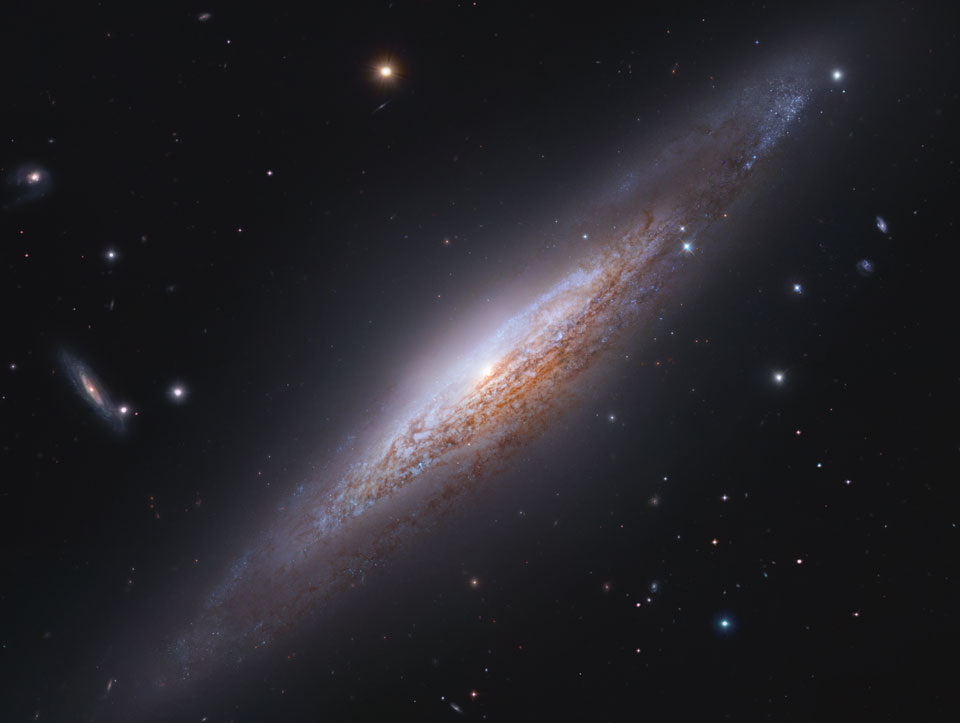 NGC 2683: Edge-On Spiral Galaxy