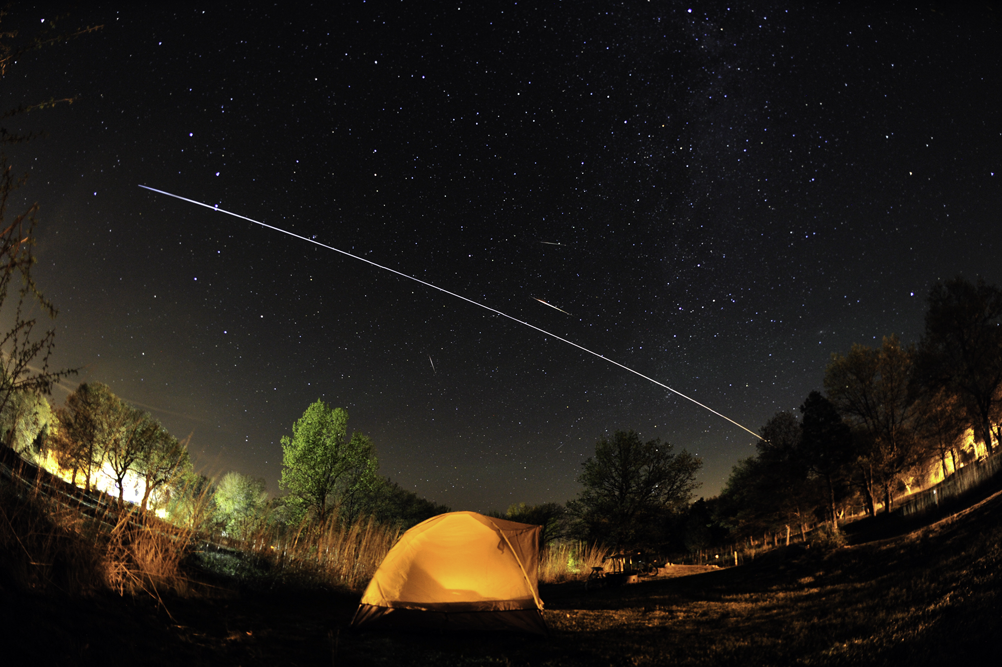 Camelopardalids and ISS
