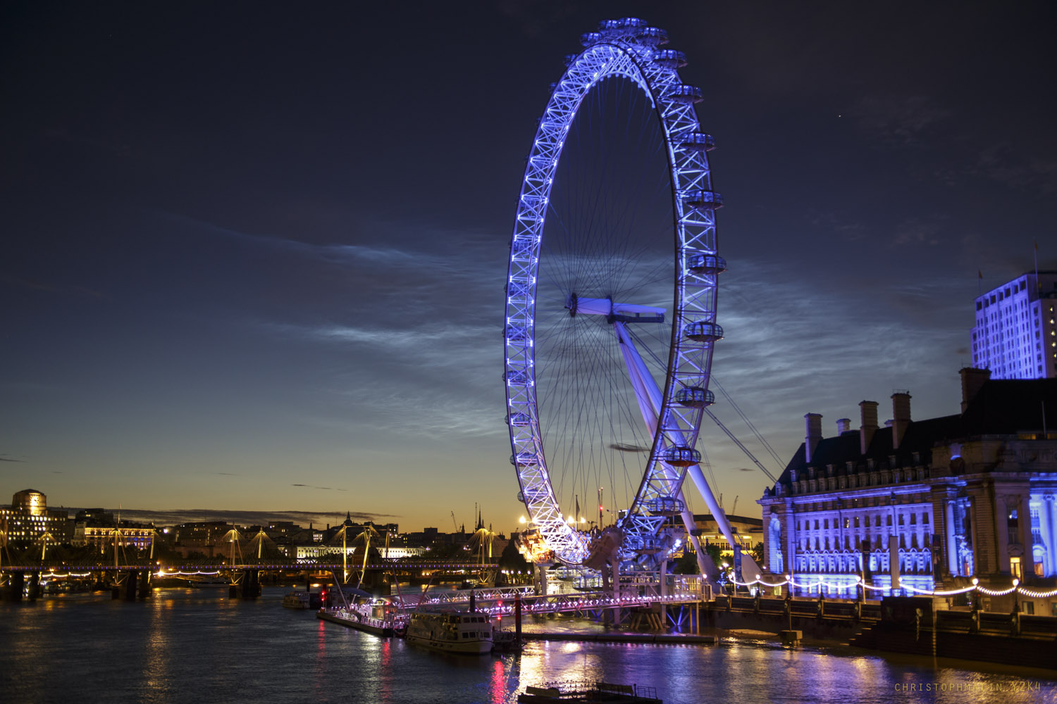 Noctilucent Clouds over London