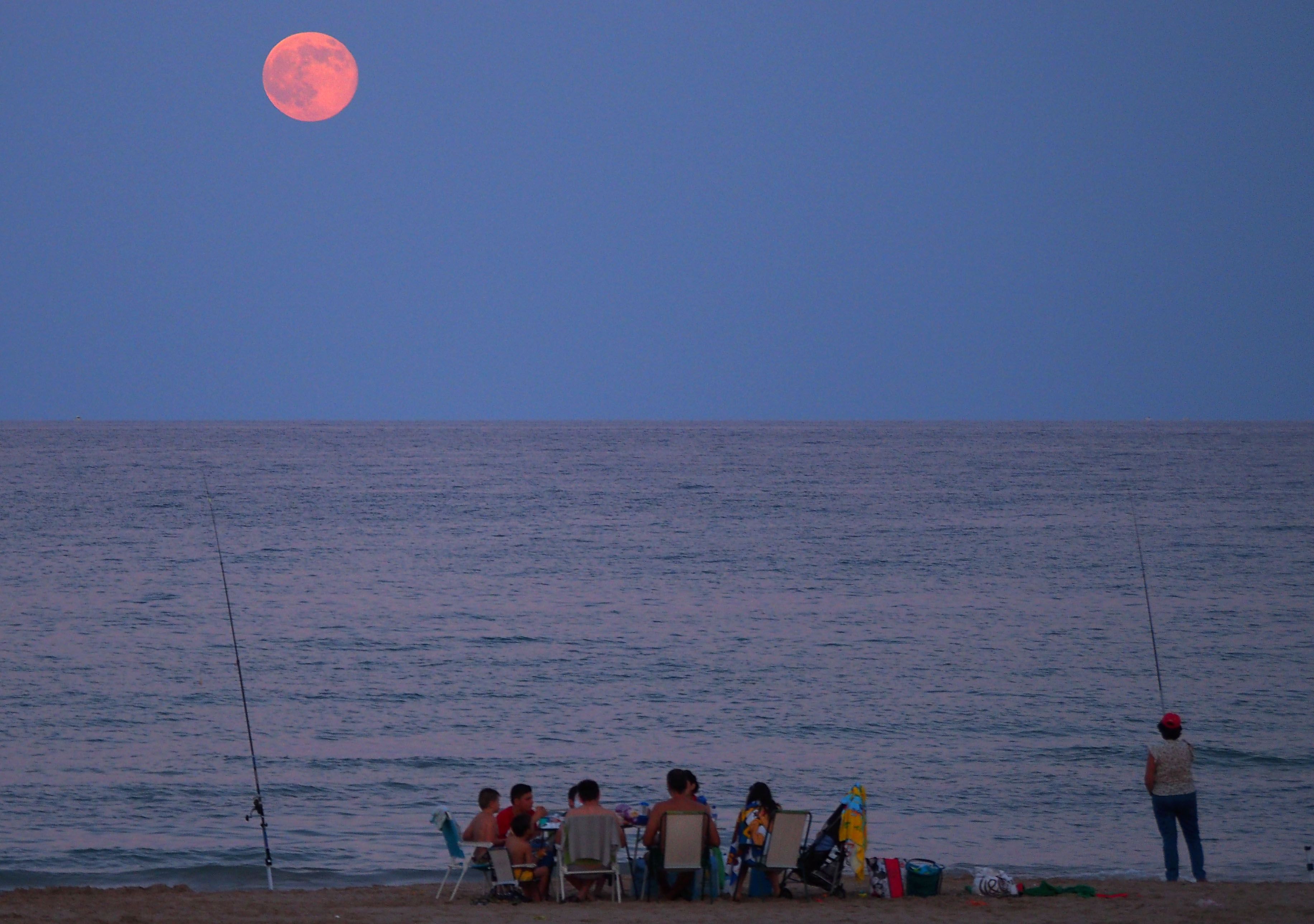 Alicante Beach Moonrise
