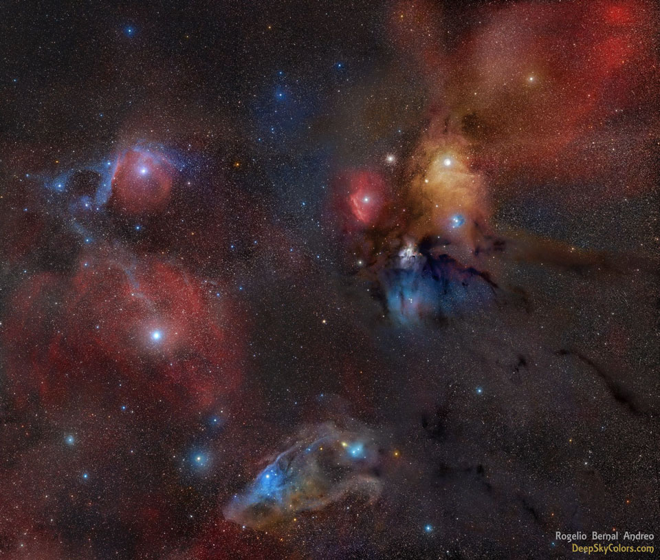 Rho Ophiuchi Wide Field