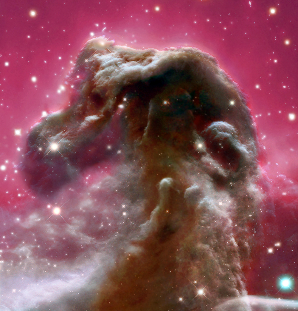 The Horsehead Nebula from Blue to Infrared