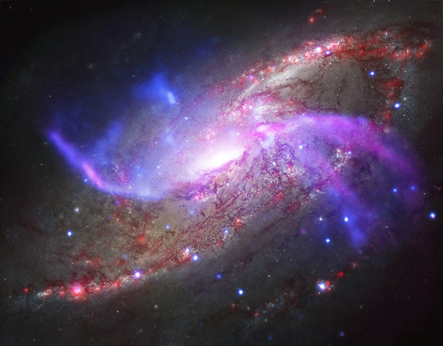 M106 Across the Spectrum