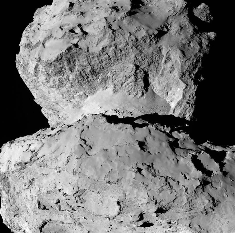 Contrasting Terrains on Comet Churyumov-Gerasimenko