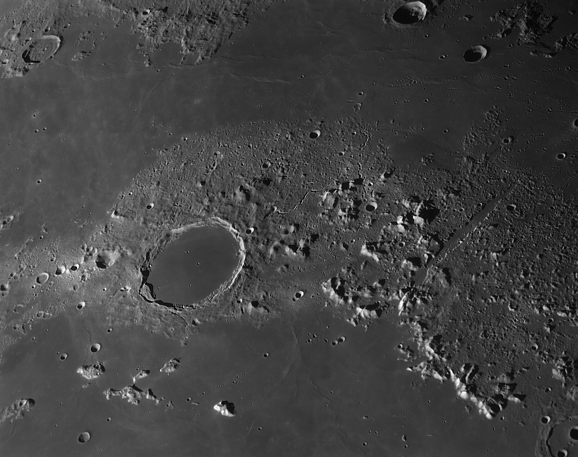 Plato and the Lunar Alps