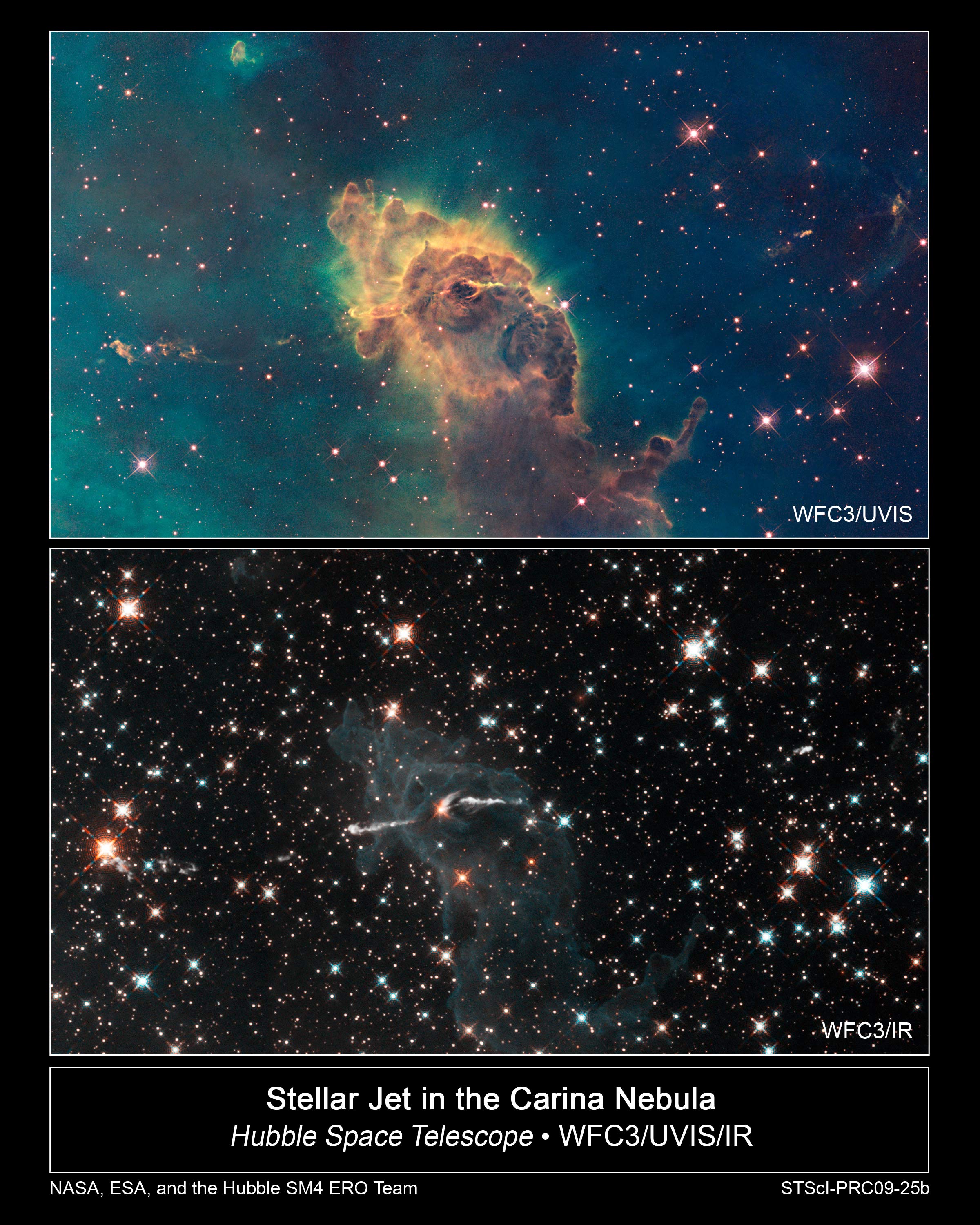 Carina Nebula Dust Pillar