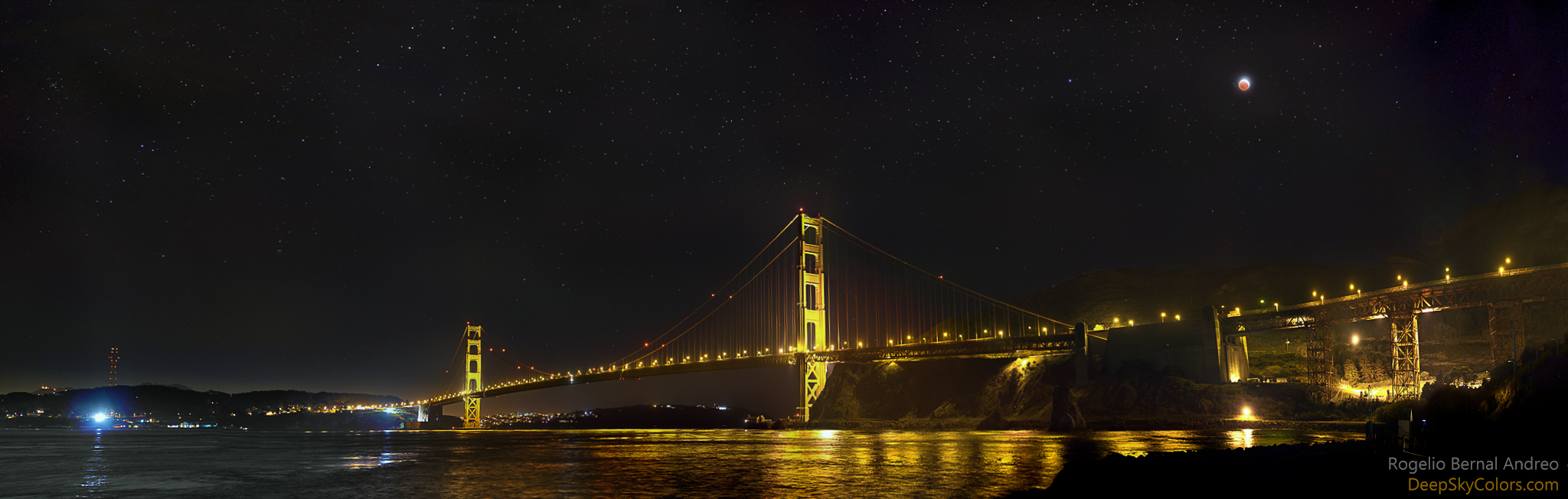 A Golden Gate Eclipse
