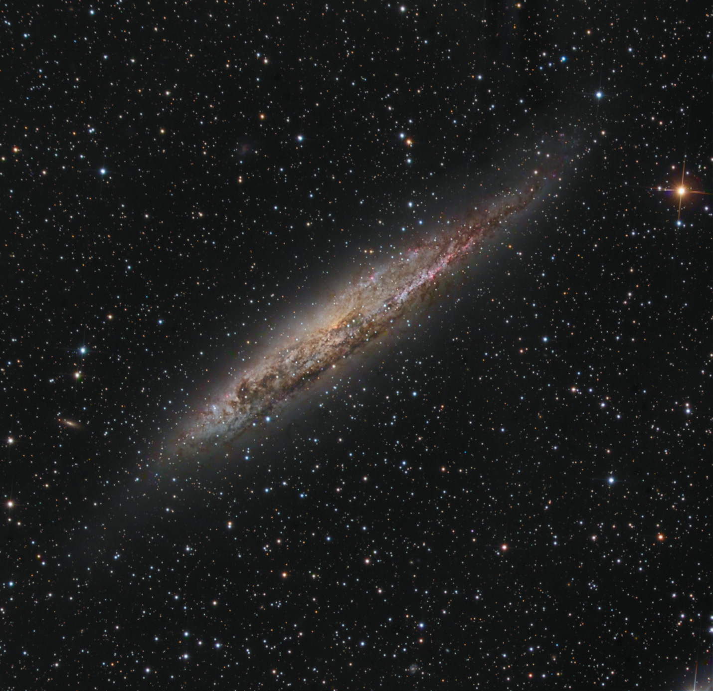 Nearby Spiral Galaxy NGC 4945