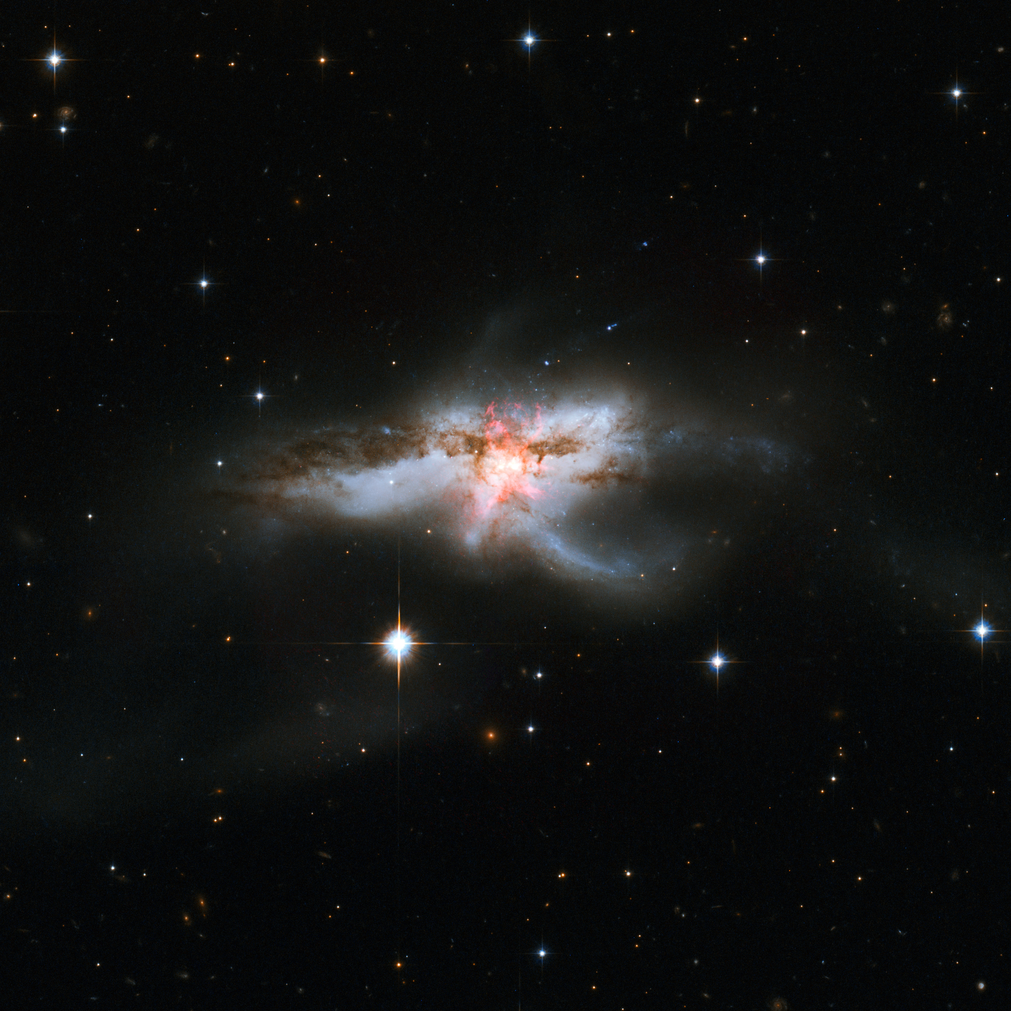 NGC 6240: Merging Galaxies