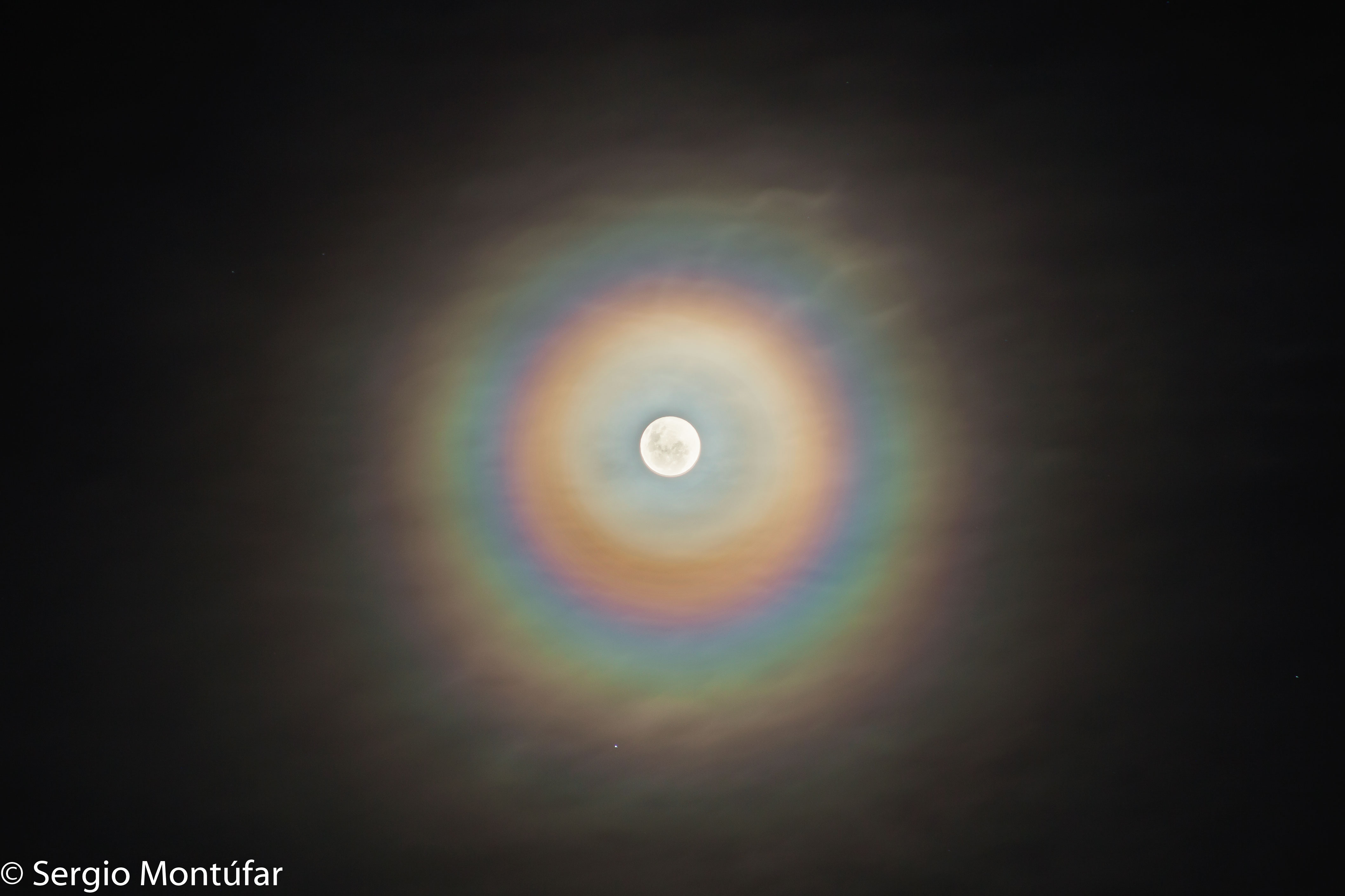A Colorful Lunar Corona
