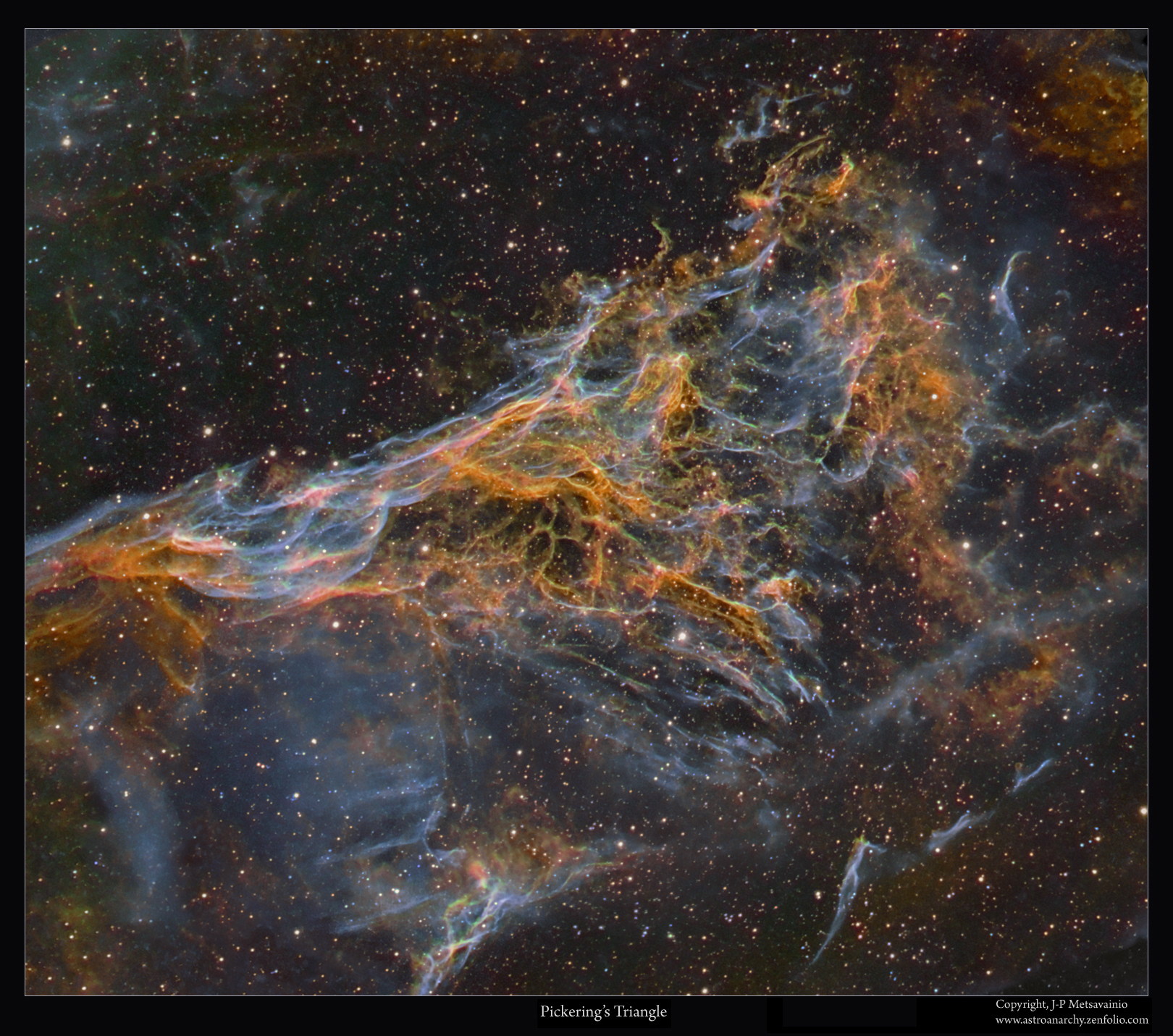 Pickering's Triangle in the Veil