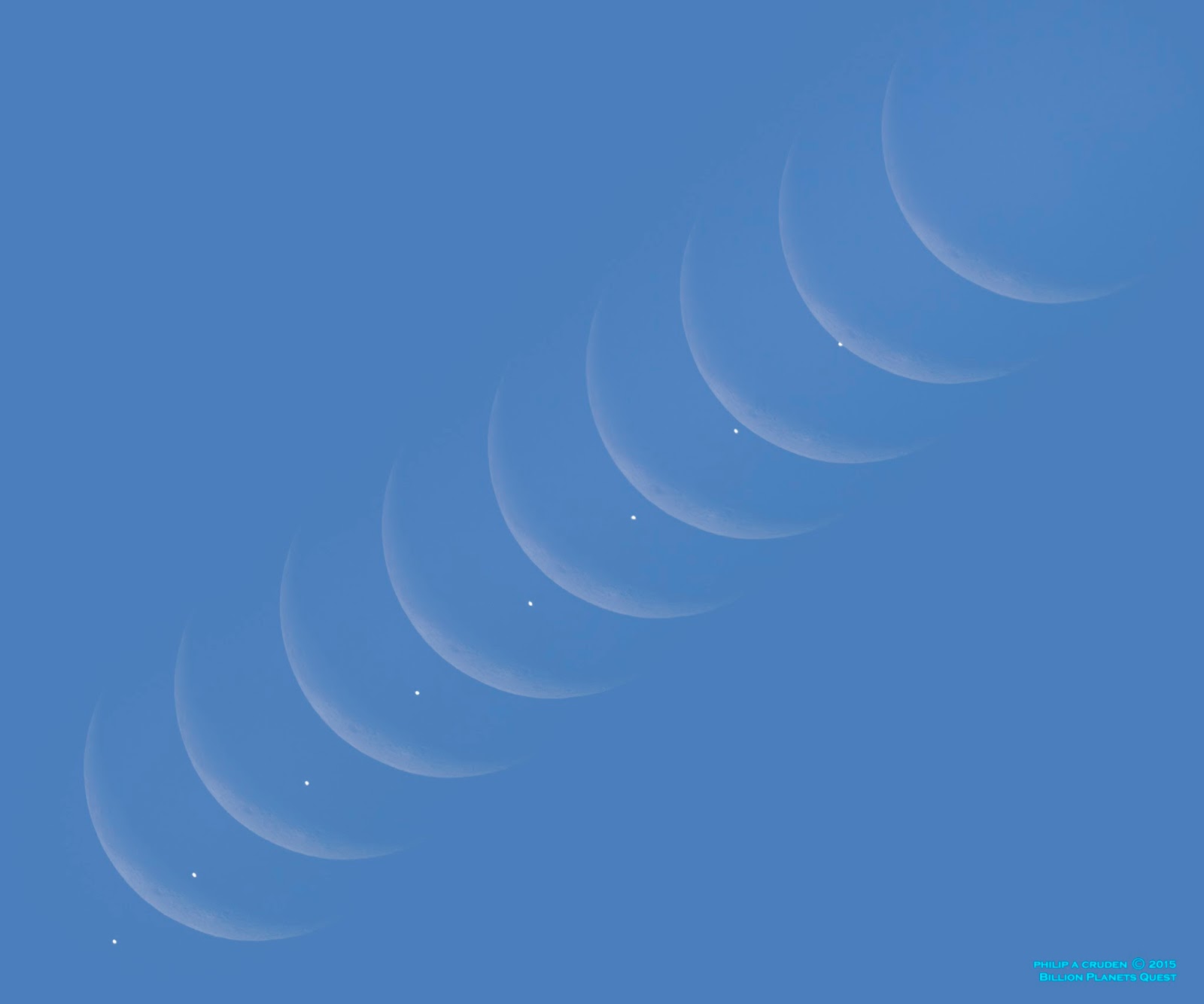 Daytime Moon Meets Morning Star