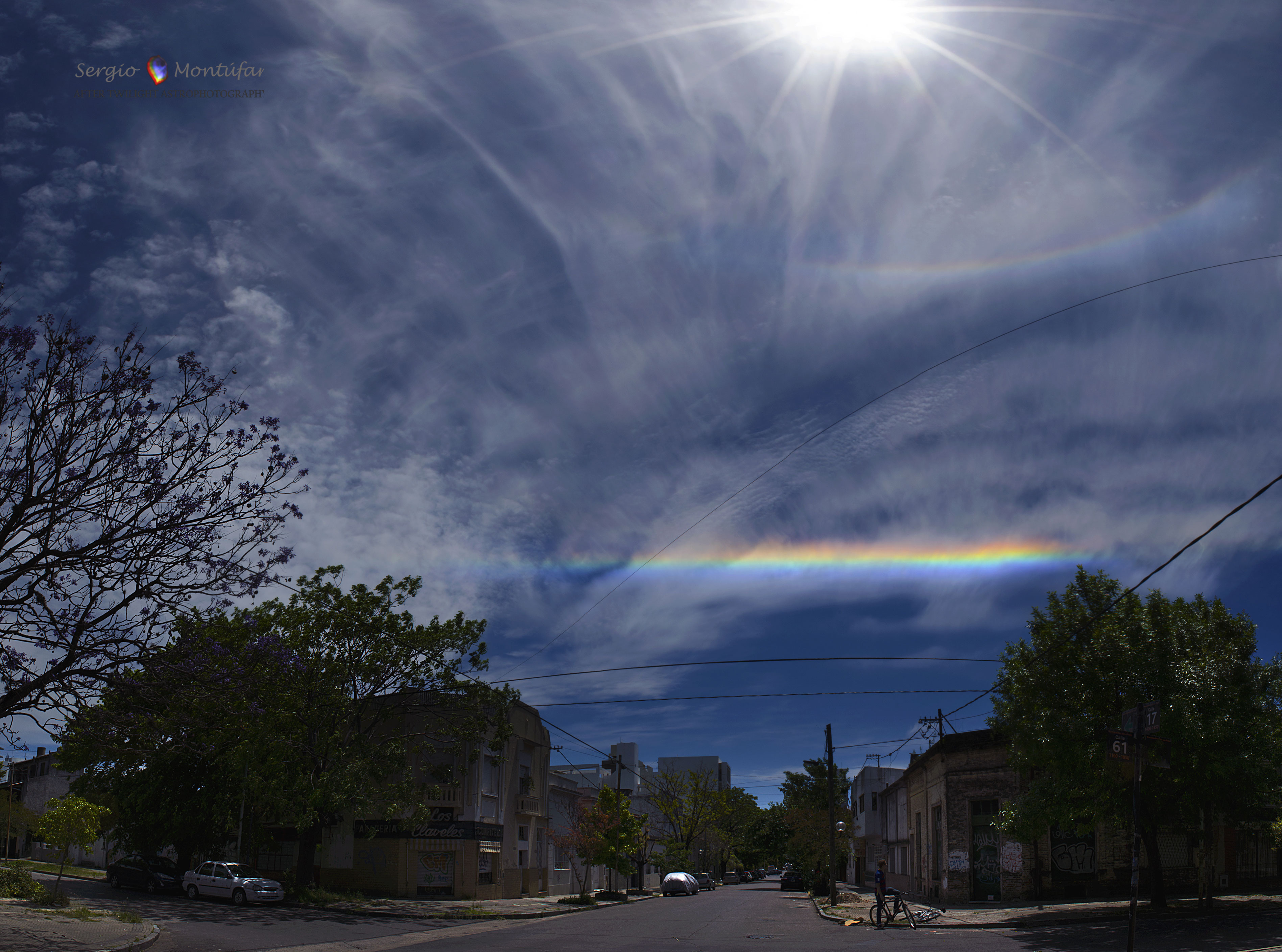 Colorful Arcs over Buenos Aires