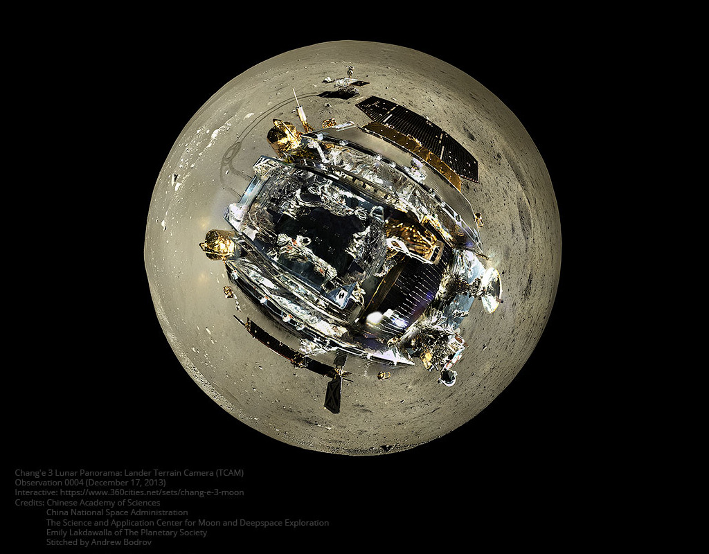Yutu on a Little Planet