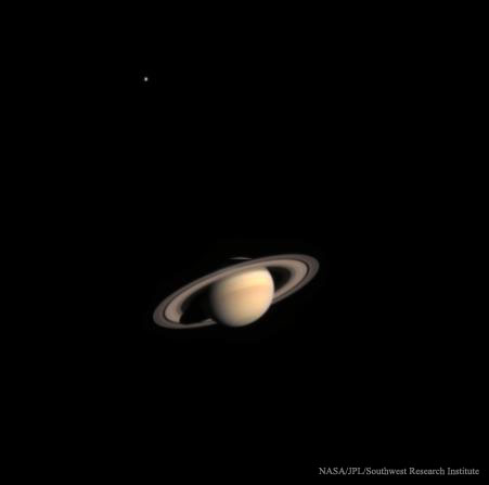 Cassini Approaches Saturn