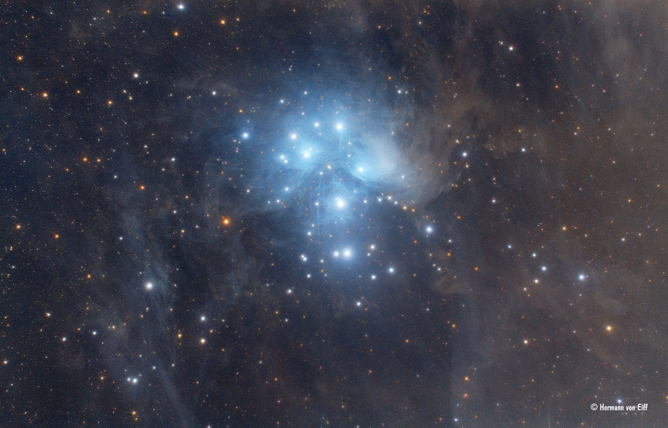 M45: The Pleiades Star Cluster
