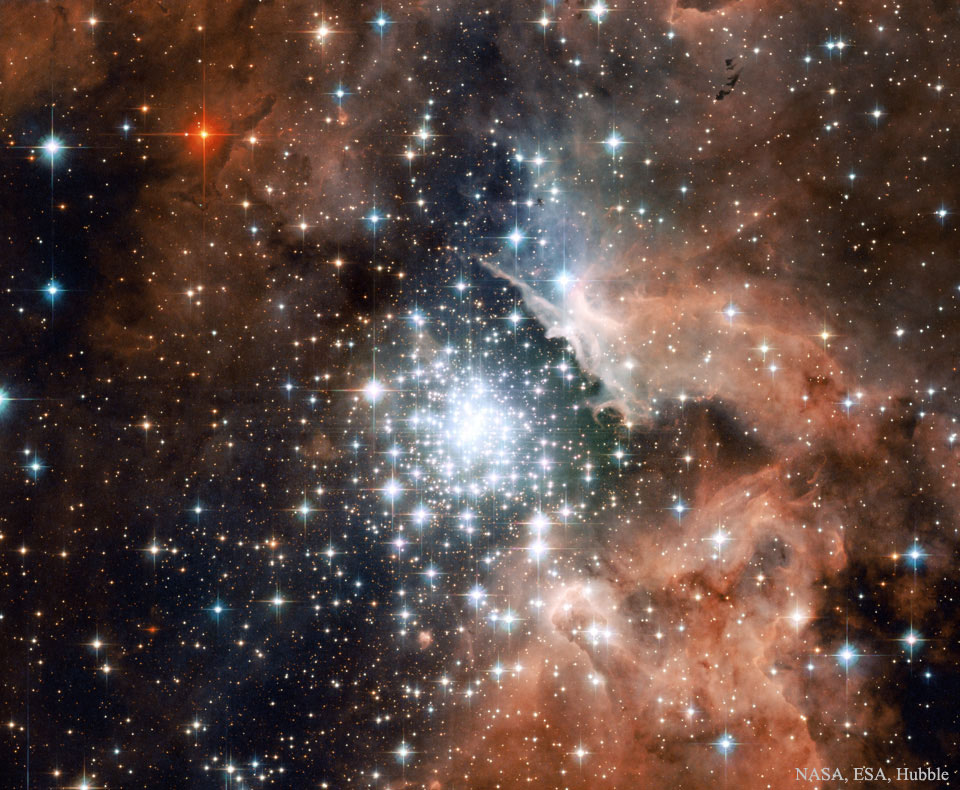 Starburst Cluster in NGC 3603