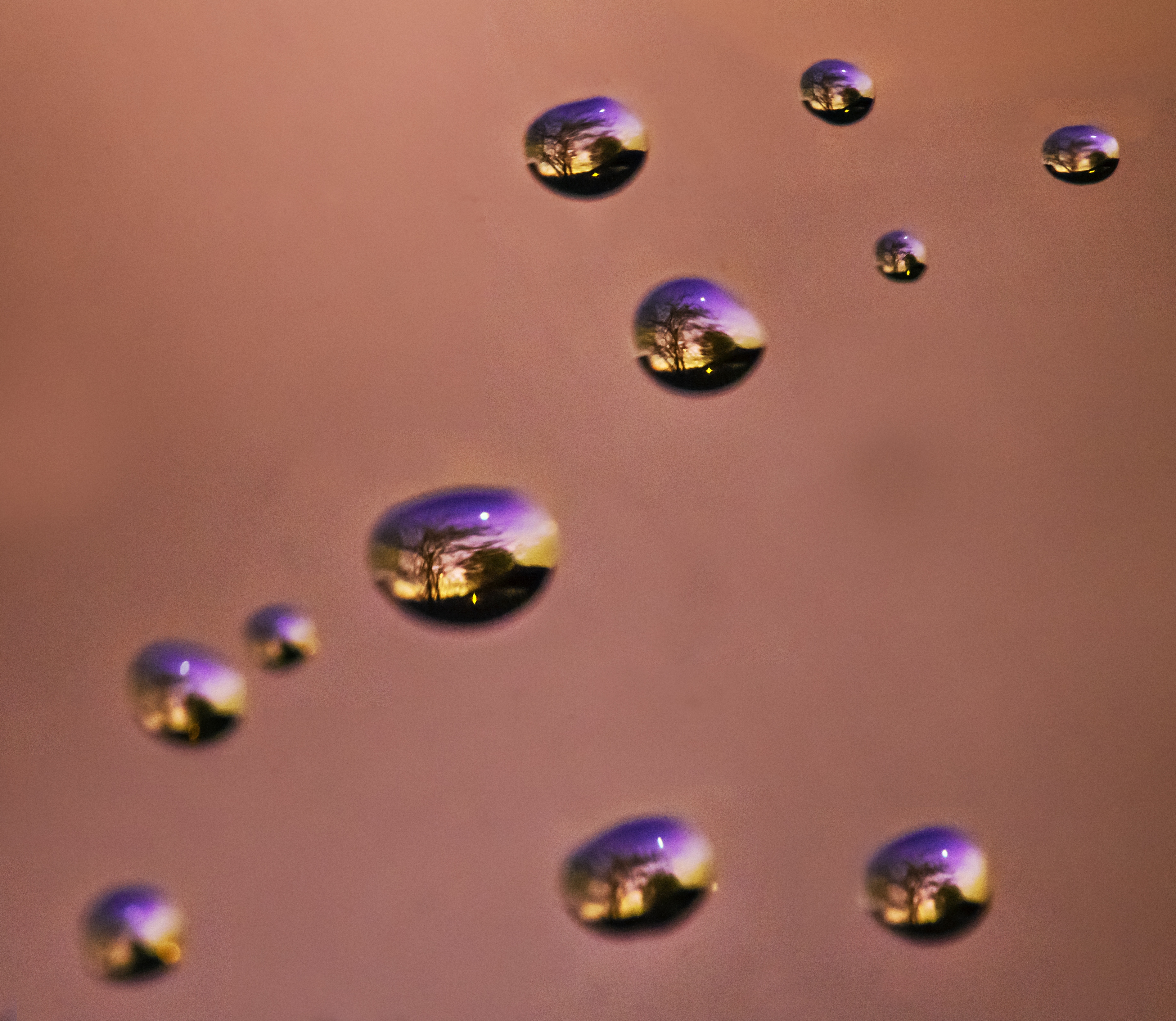 Venus Through Water Drops