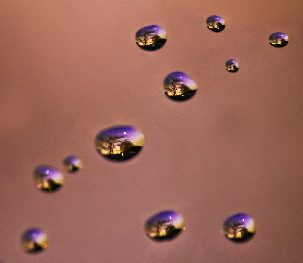 Venus Through Water Drops