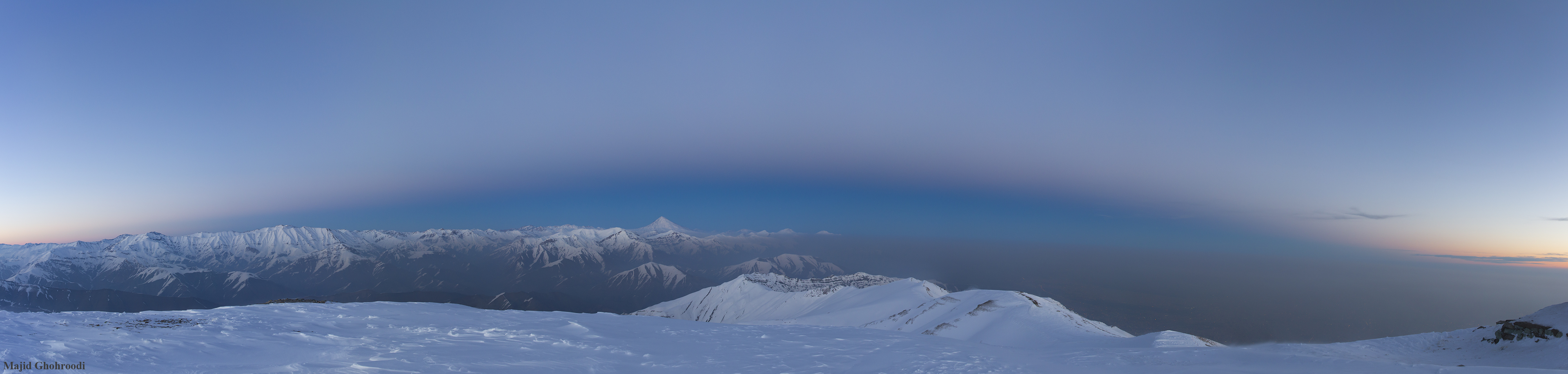Earth Shadow over Damavand