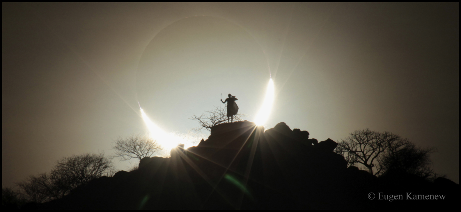 A Hybrid Solar Eclipse over Kenya