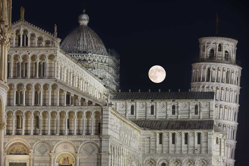 Thunder Moon over Pisa