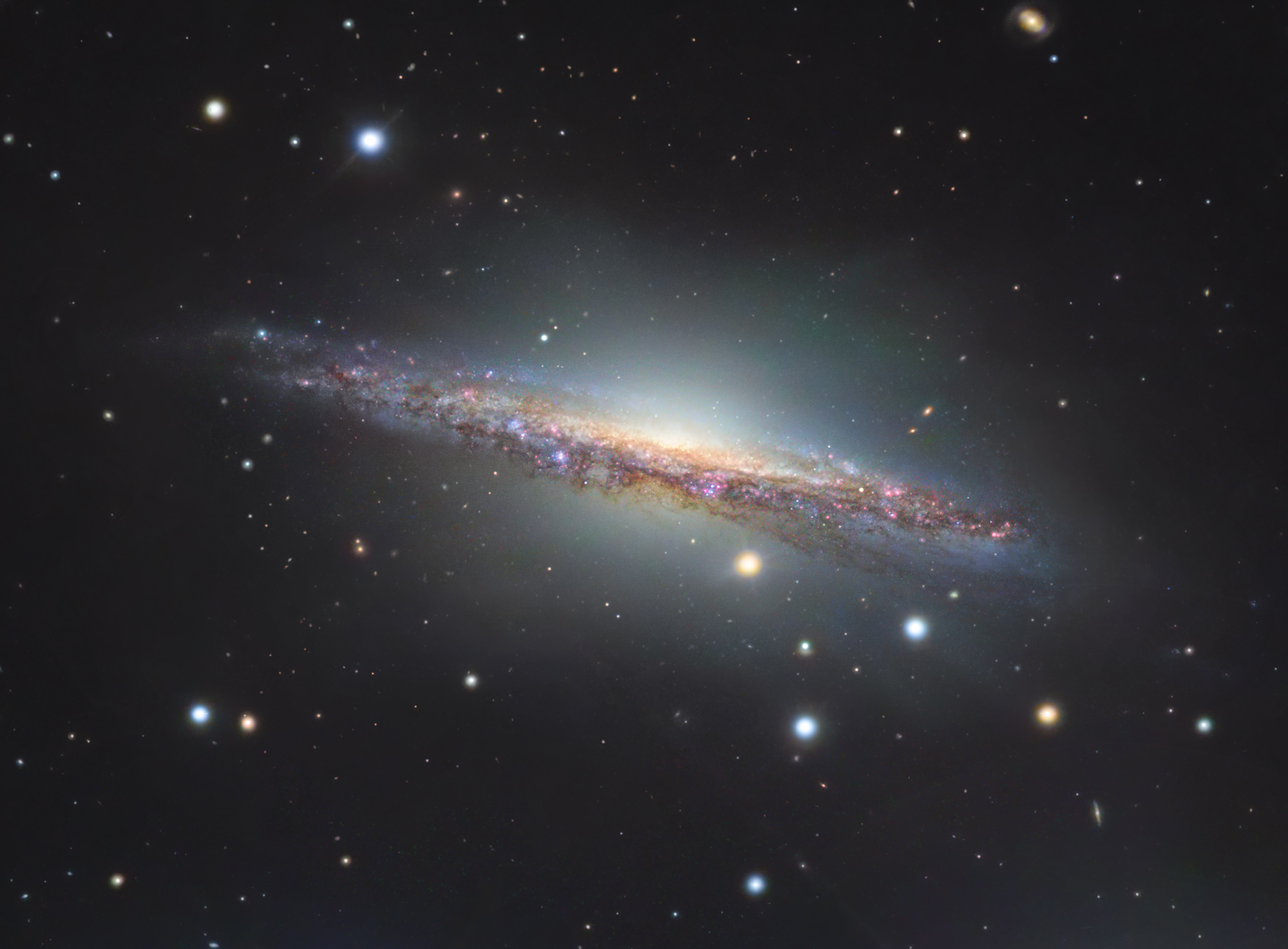 NGC 1055 Close-up