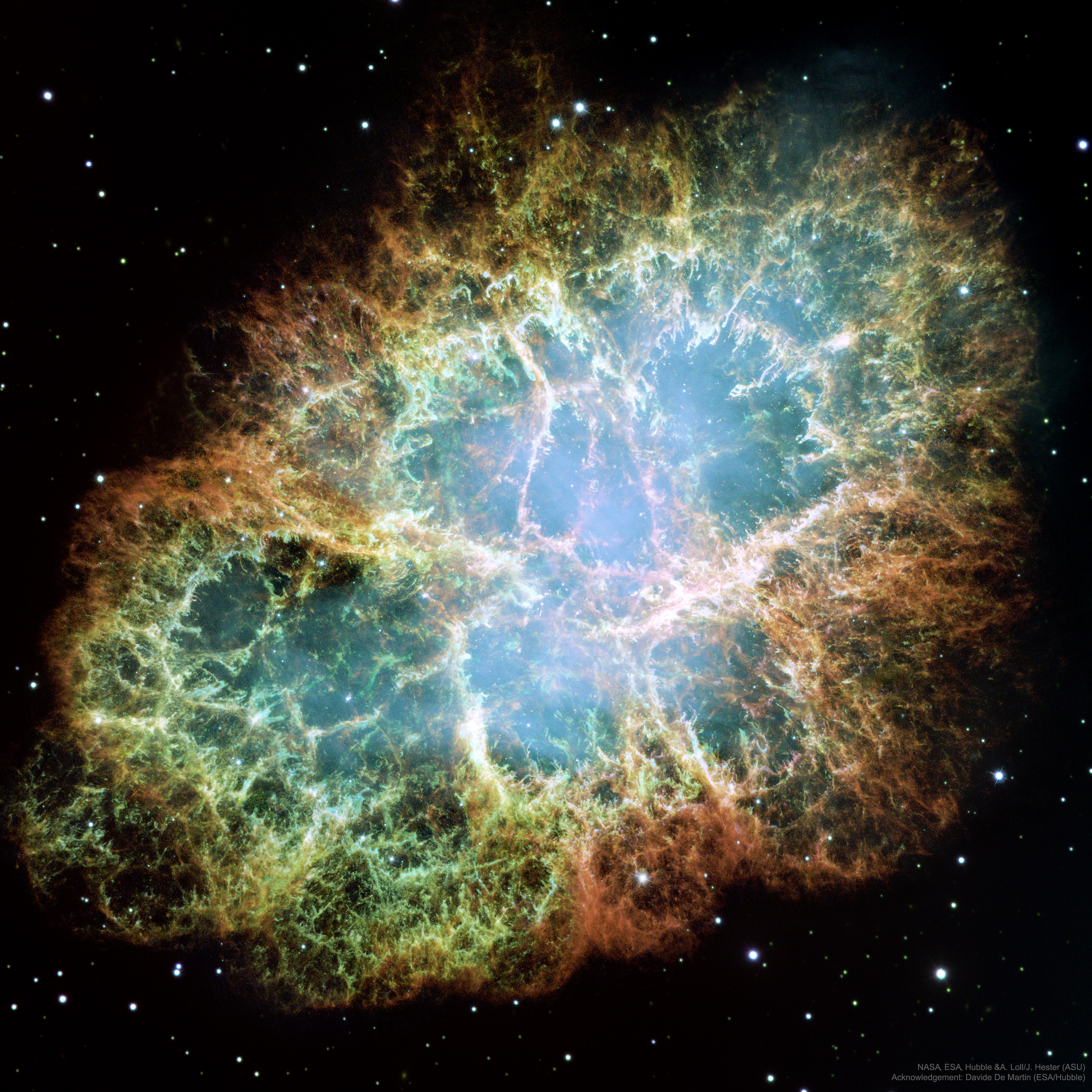 M1: The Crab Nebula from Hubble
