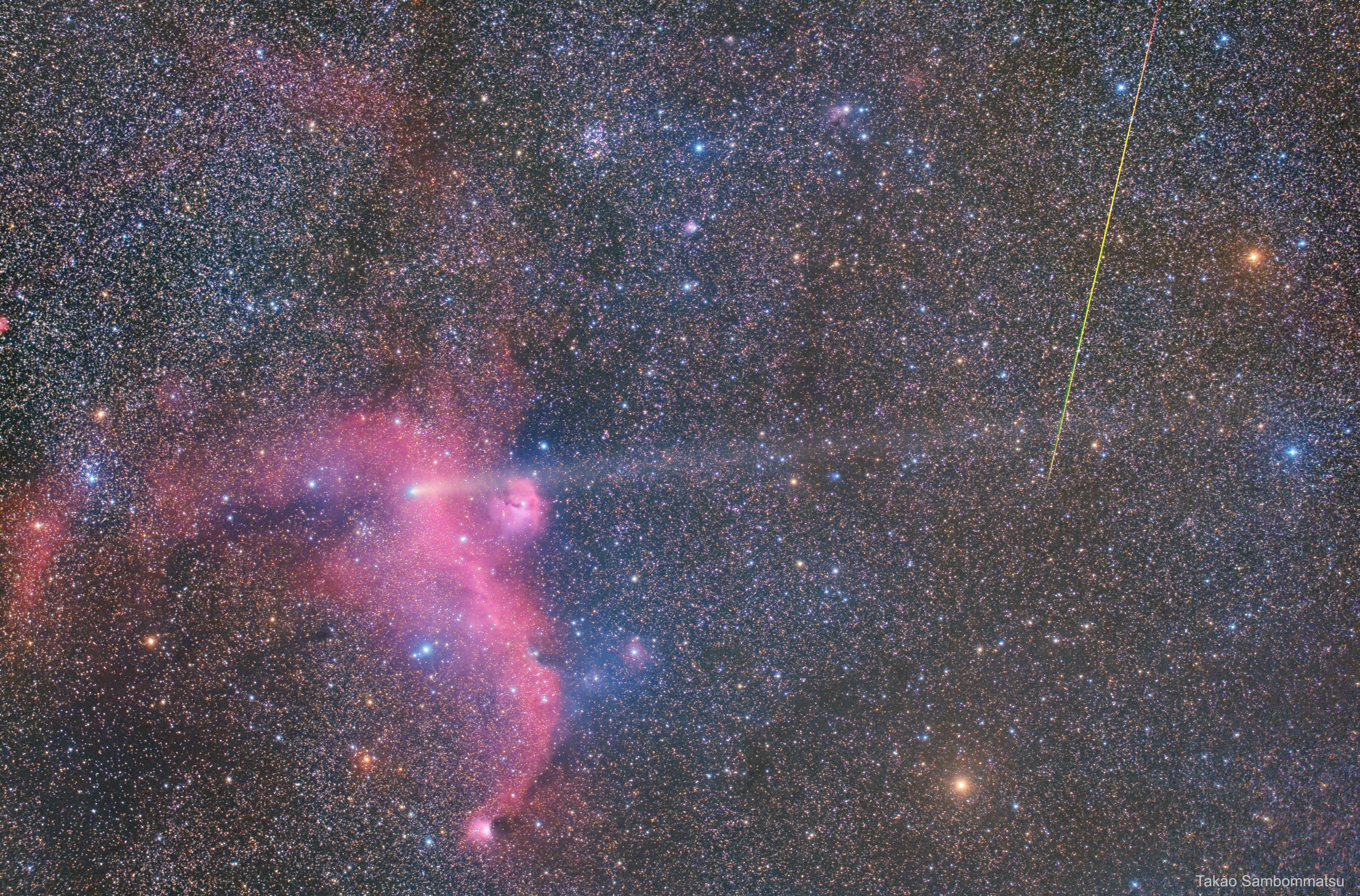Meteor, Comet, and Seagull (Nebula)