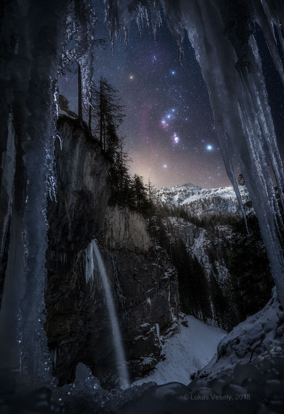 Orion over the Austrian Alps