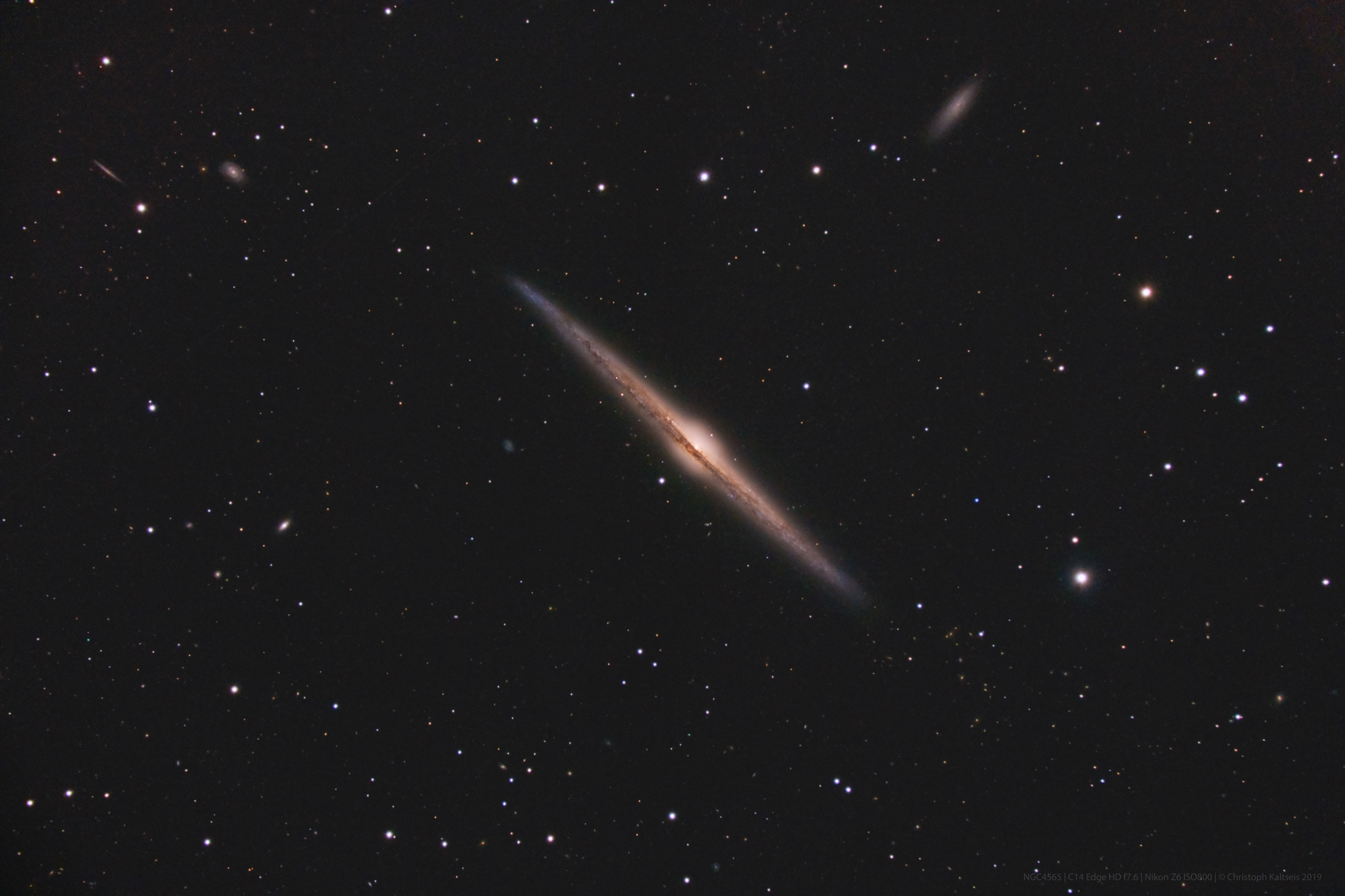 NGC 4565: Galaxy on Edge