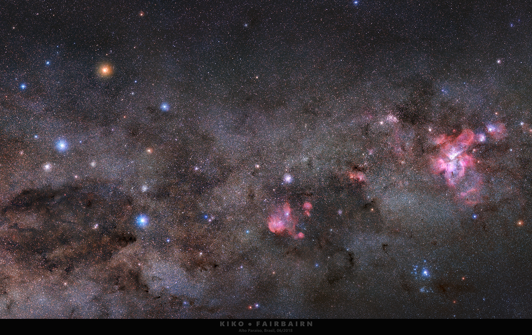 Southern Cross to Eta Carinae