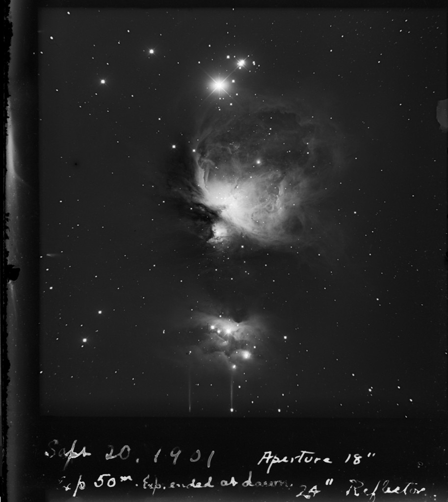1901 Photograph: The Orion Nebula
