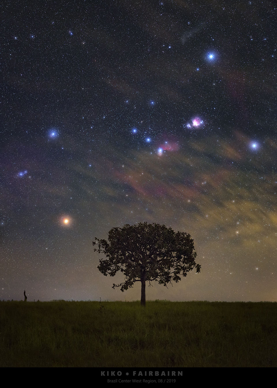 Orion Rising over Brazil