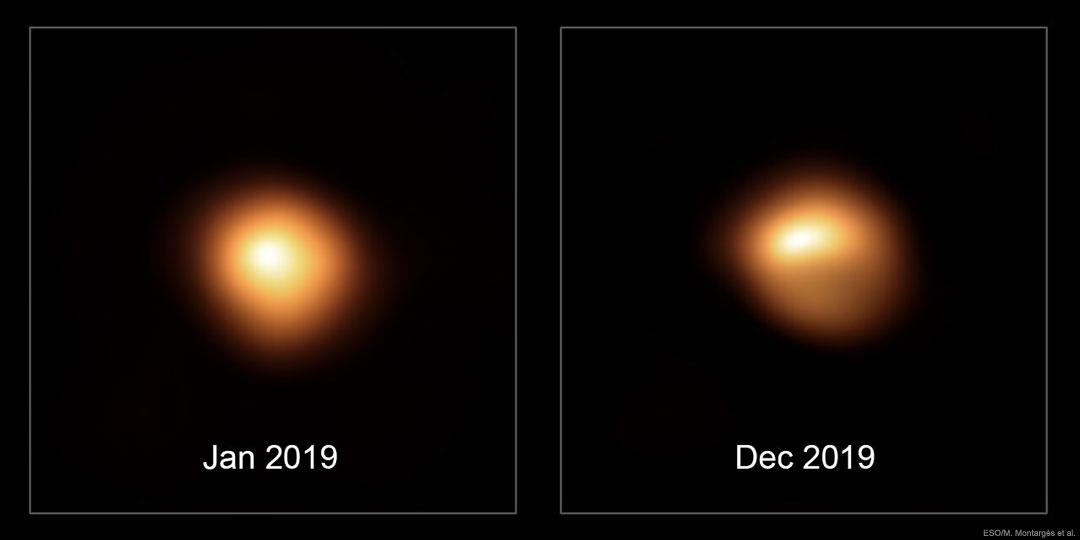 The Changing Surface of Fading Betelgeuse