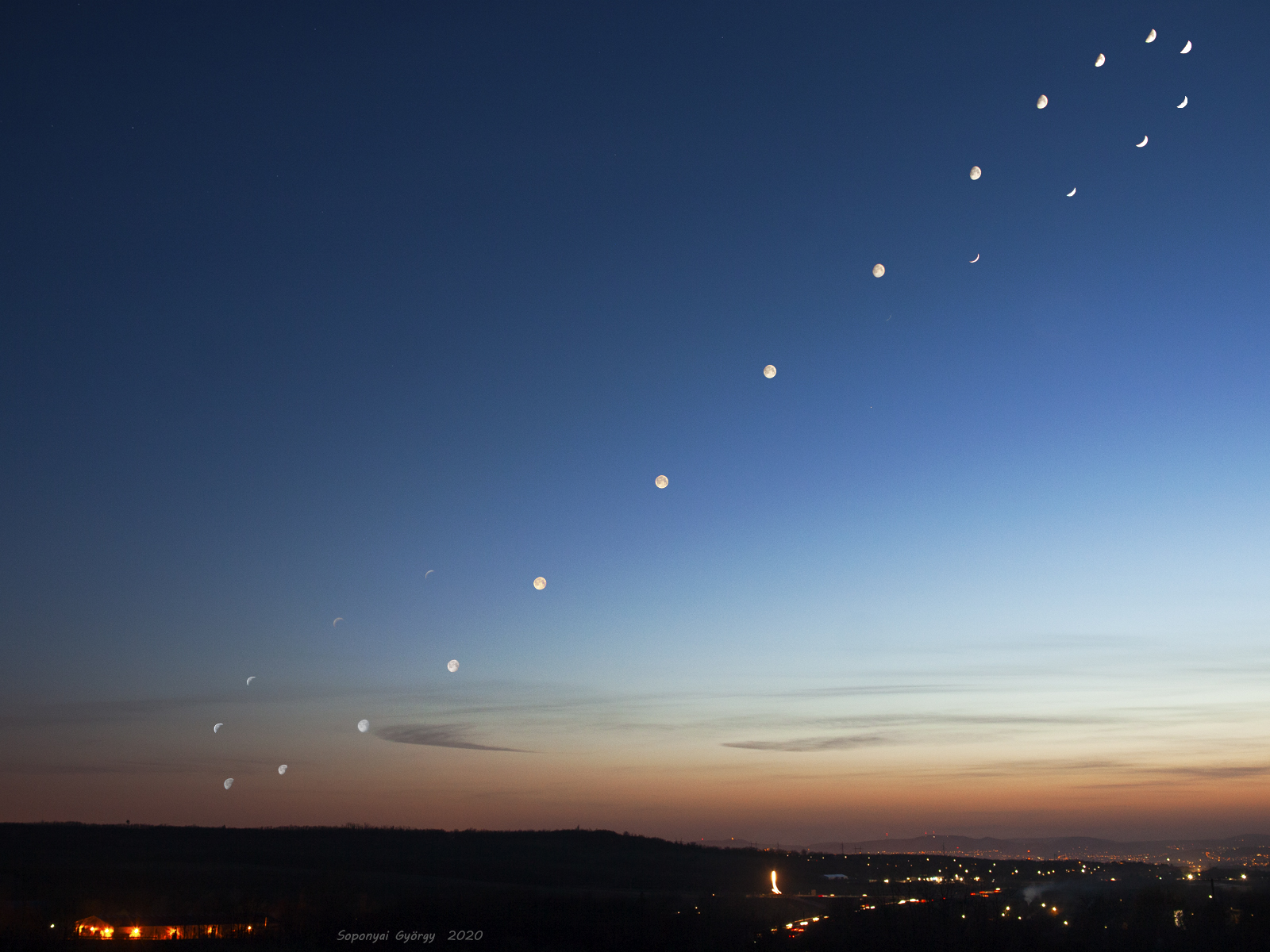 Analemma of the Moon