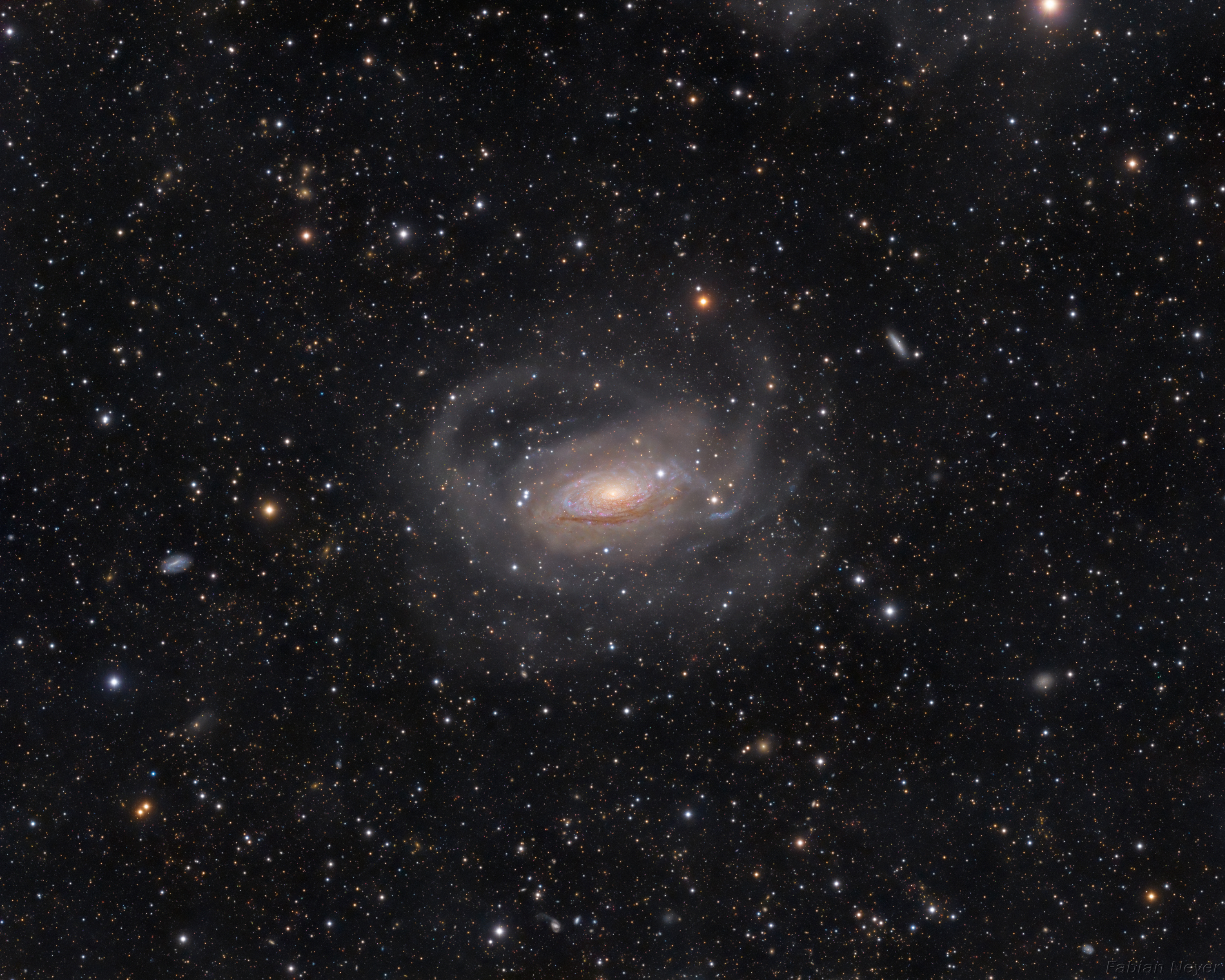 Curly Spiral Galaxy M63