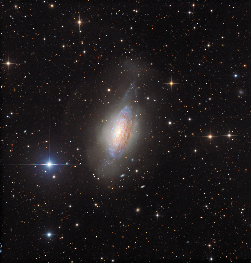 NGC 3521: Galaxy in a Bubble
