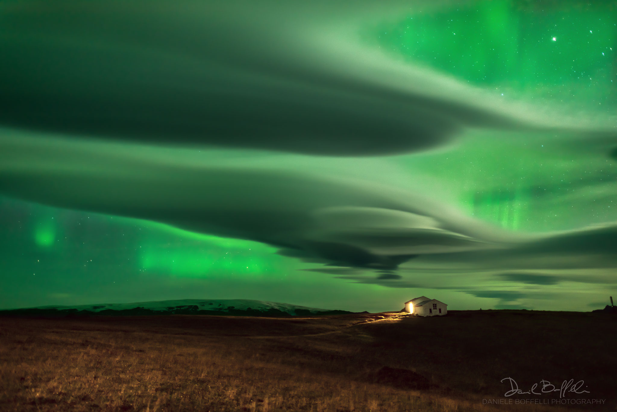 Aurora over Clouds