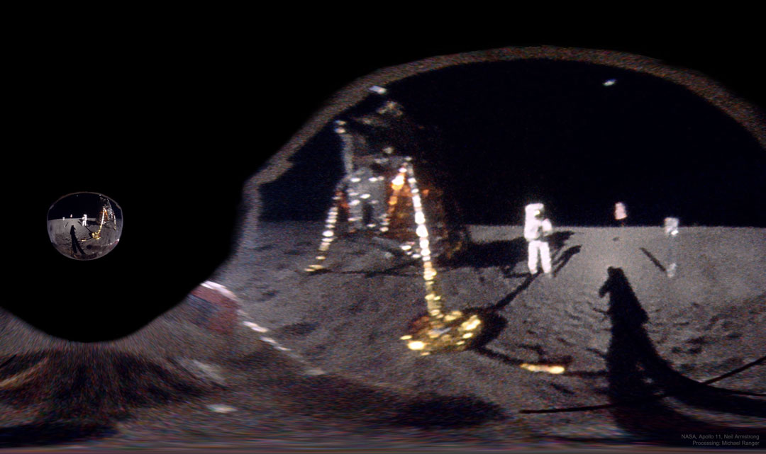 Unwrapped: Five Decade Old Lunar Selfie