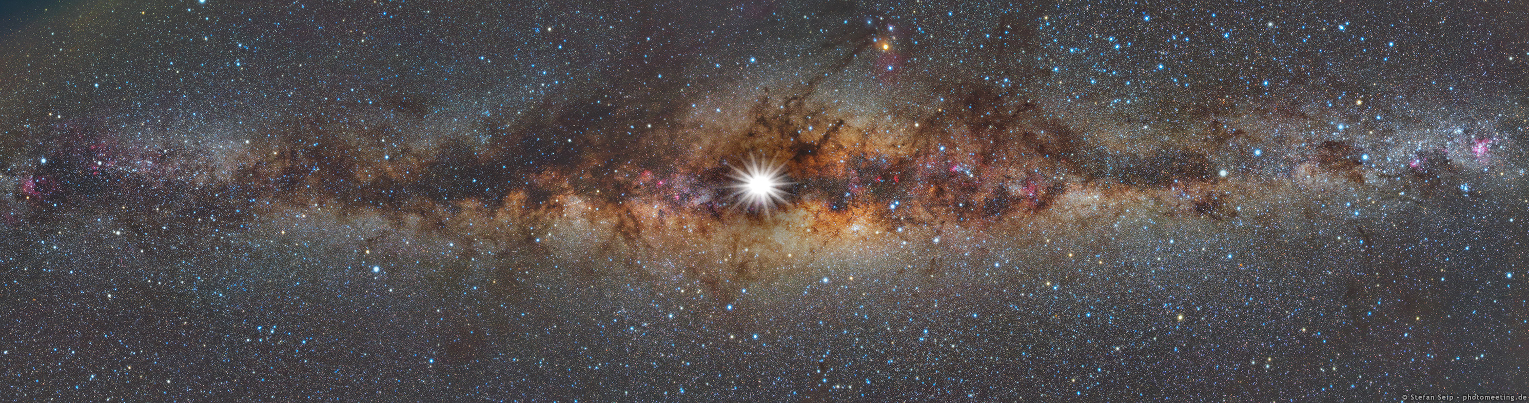 Solstice Sun and Milky Way