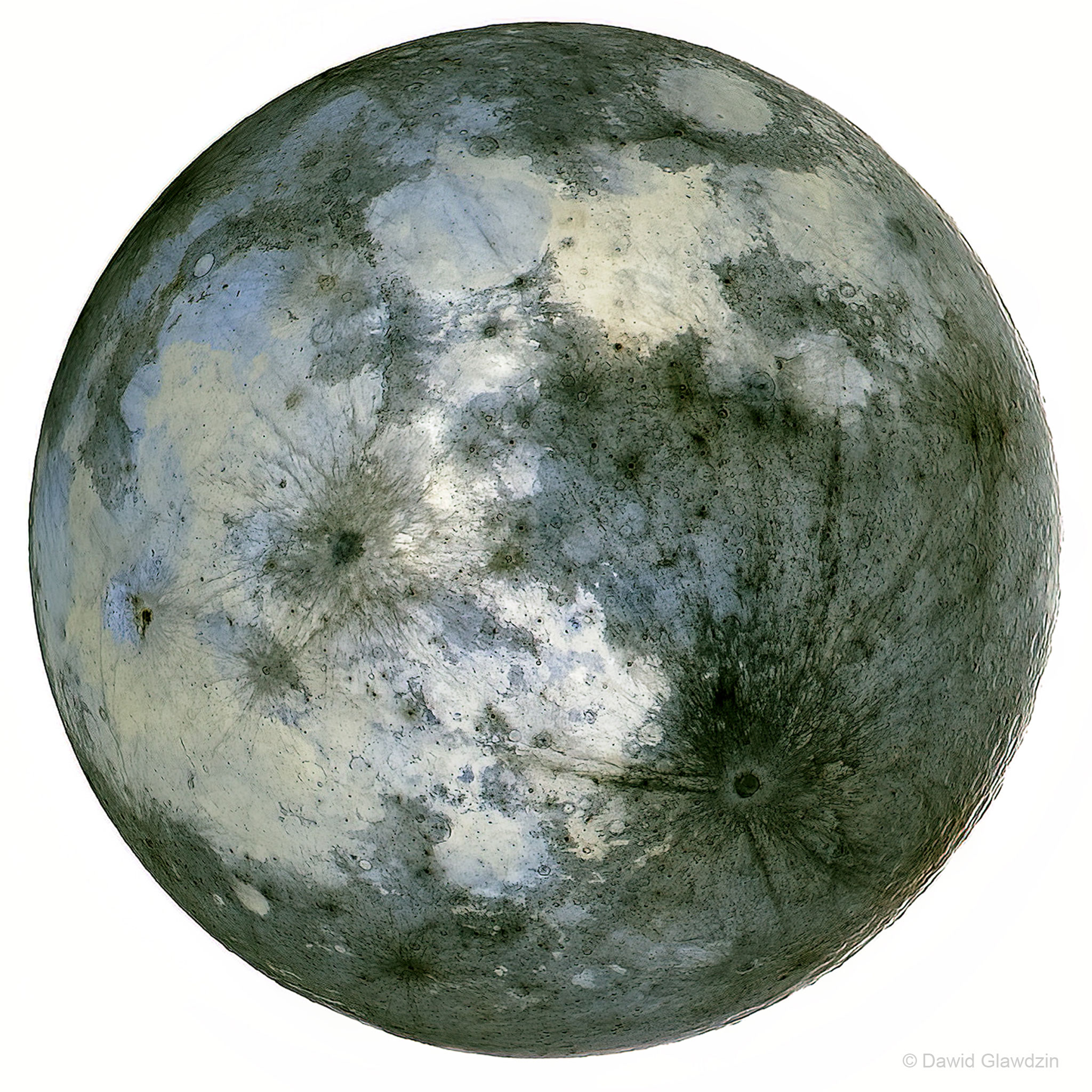 Moon in Inverted Colors