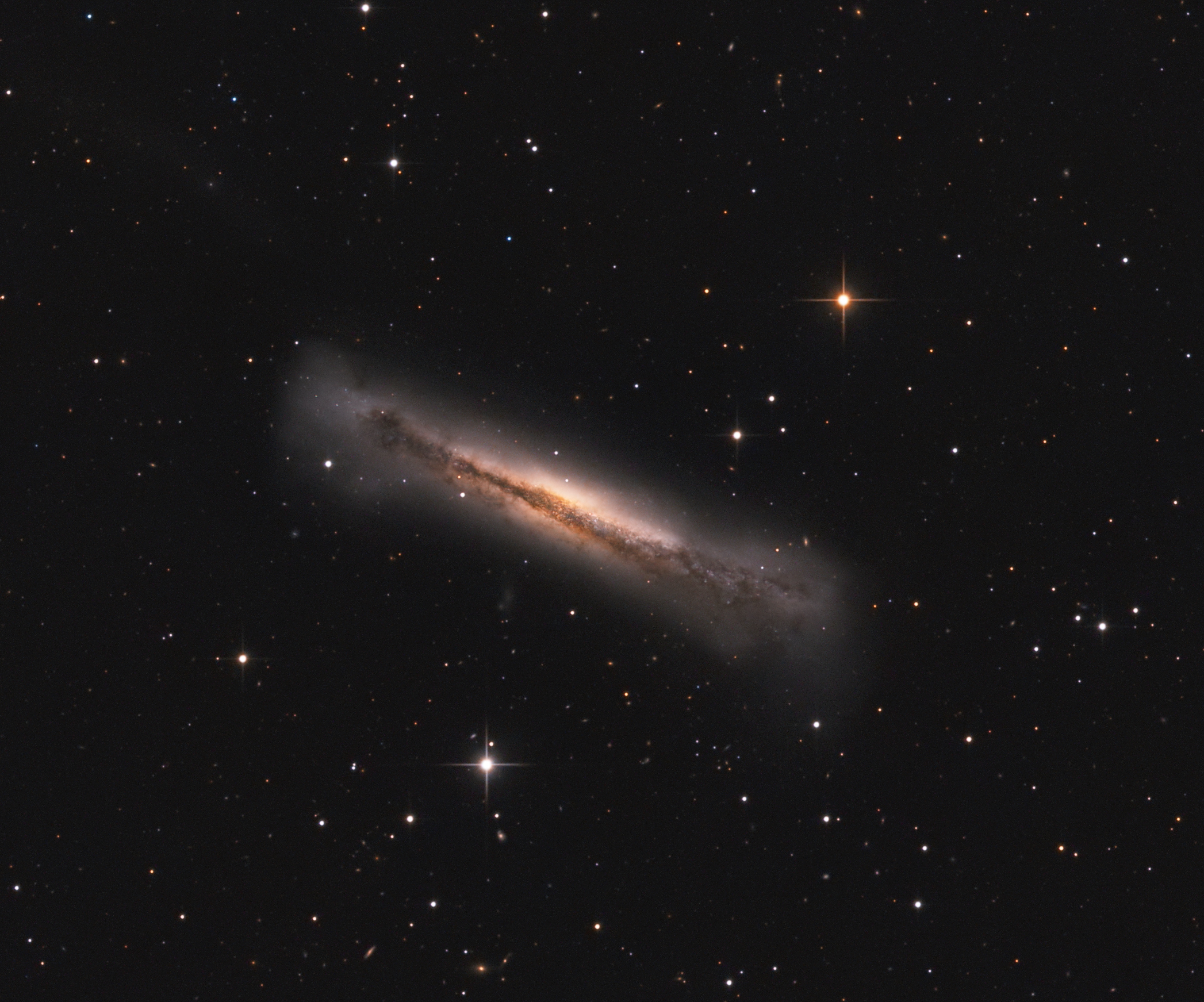 Portrait of NGC 3628