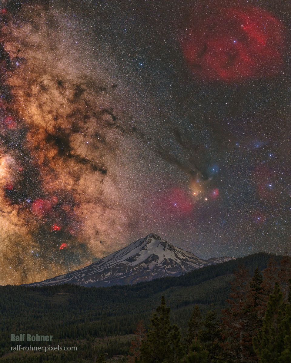 A Furious Sky over Mount Shasta