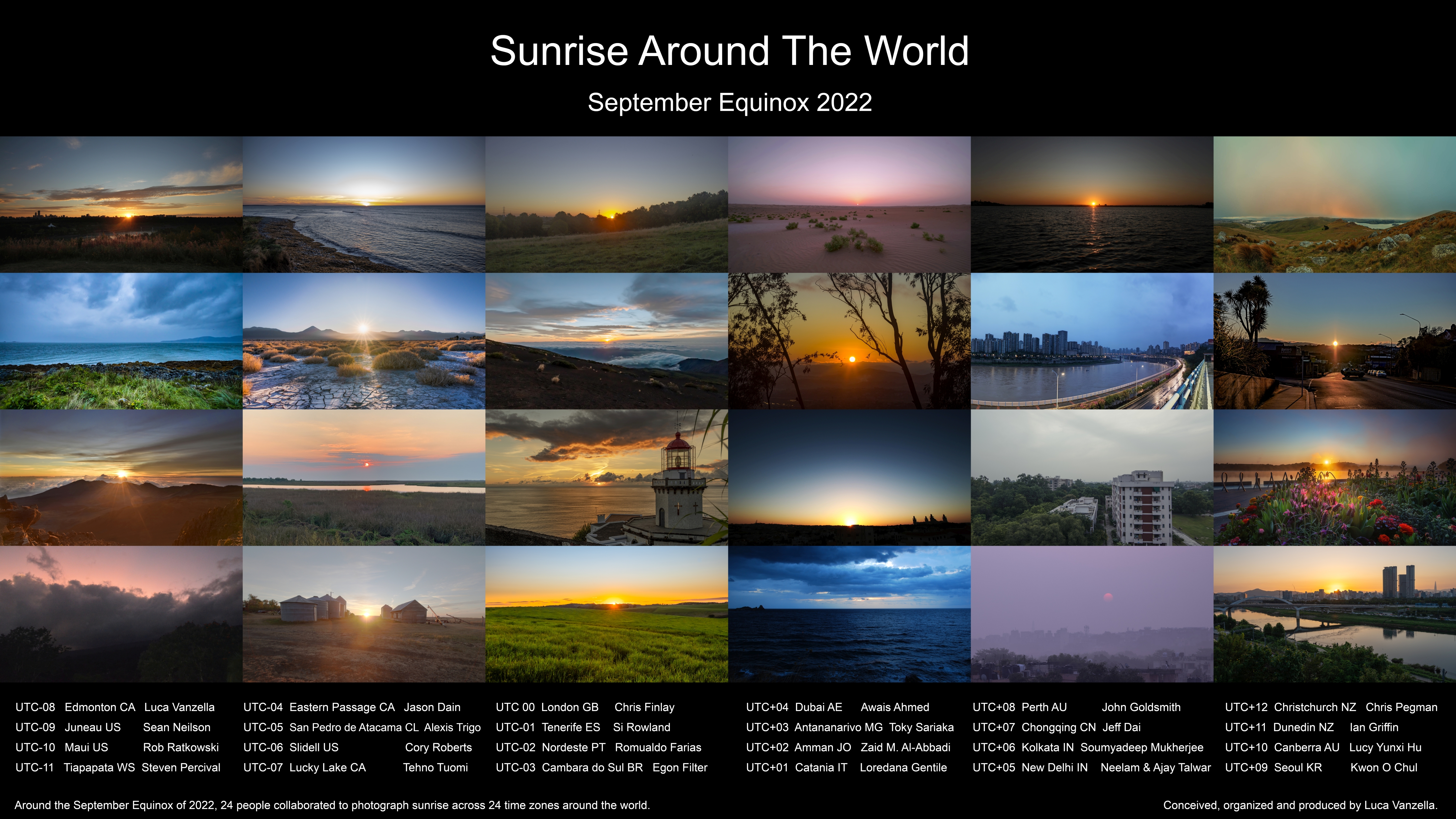 Equinox Sunrise Around the World