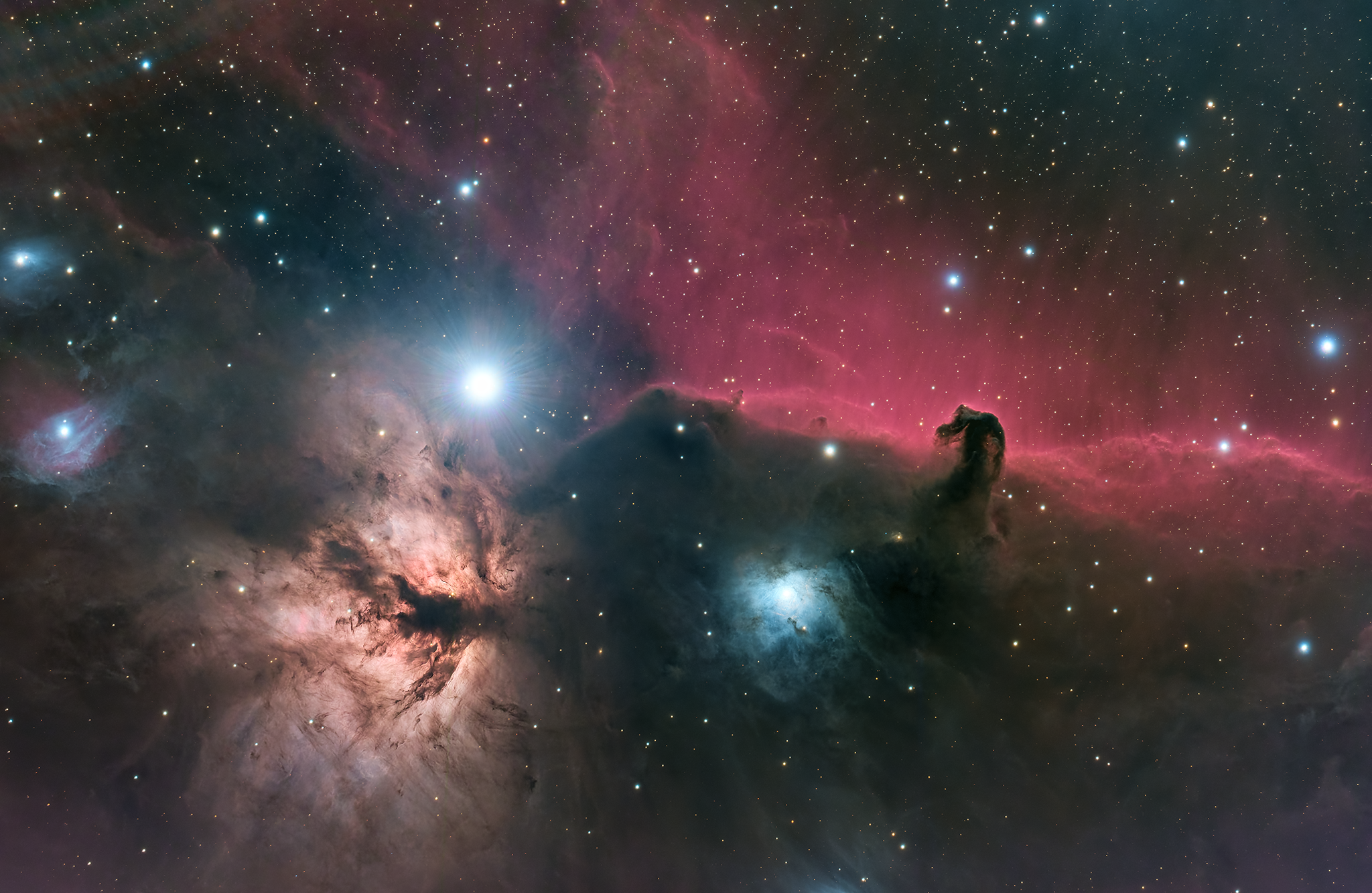 Horsehead and Flame