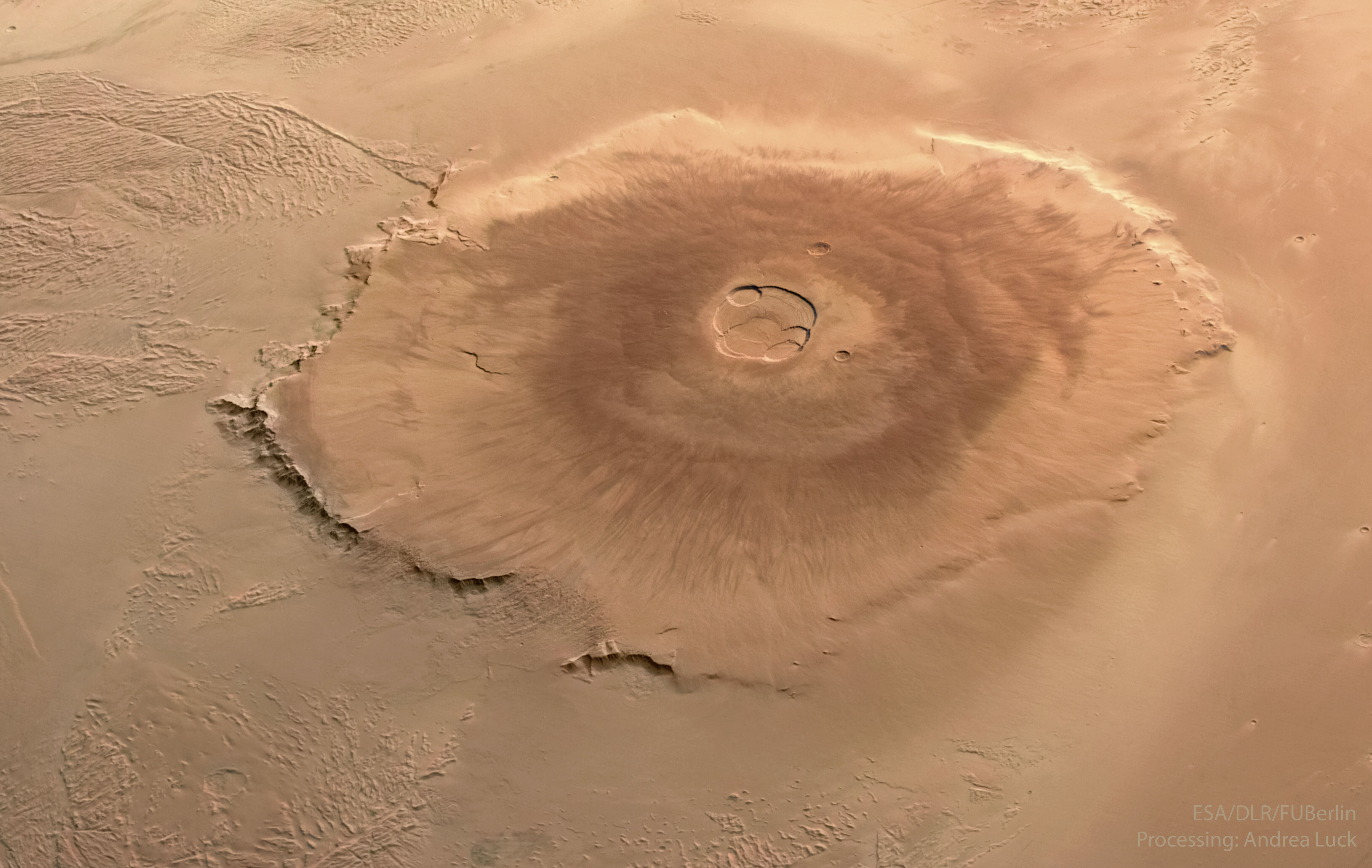 Olympus Mons: Largest Volcano in the Solar System
