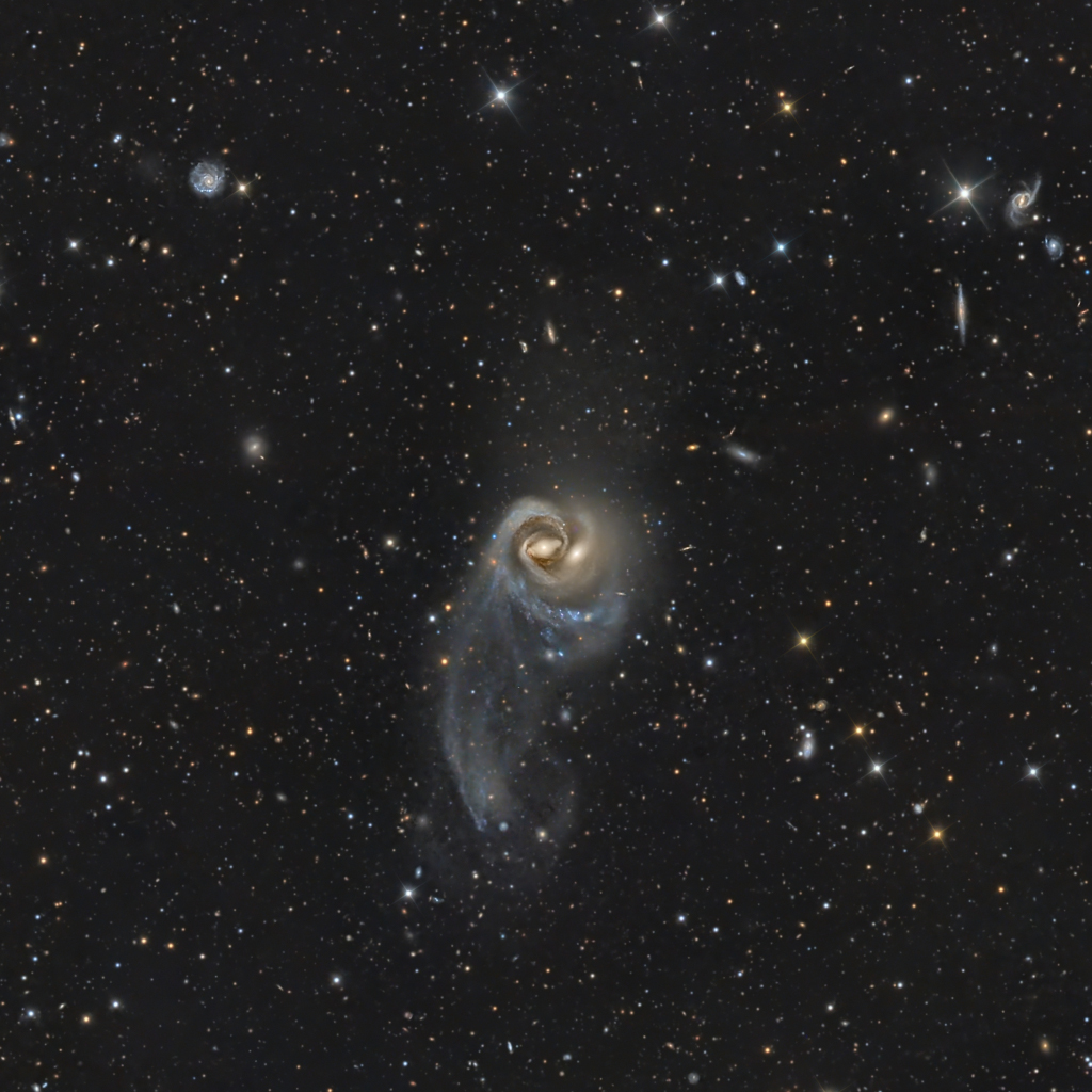 Arp 93: A Cosmic Embrace